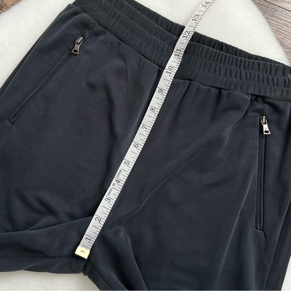 BCBGMAXAZRIA Sami High Rise Cuffed Trouser Pant Joggers Black XS - Picture 10 of 11